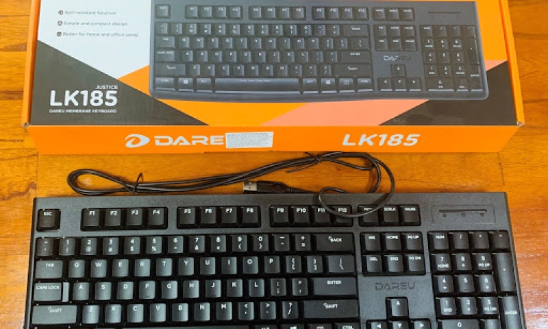 Bàn phím máy tính có dây Dareu LK185 Black